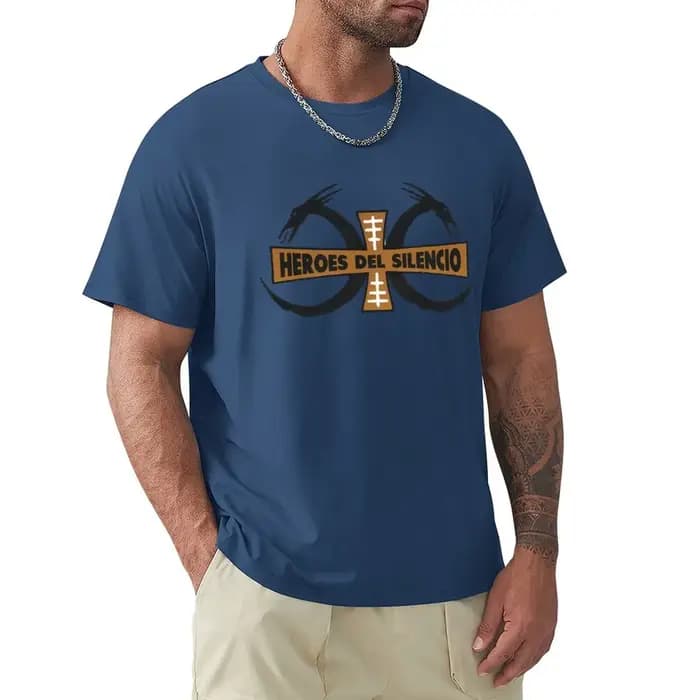 T-shirt blanc pour hommes, motif reconnaissance du silence, sublime