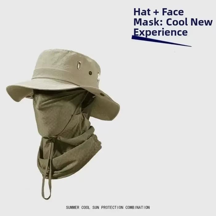 Casquette de protection solaire à séchage rapide pour hommes