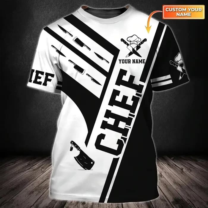 T-shirt unisexe avec nom personnalisé pour homme