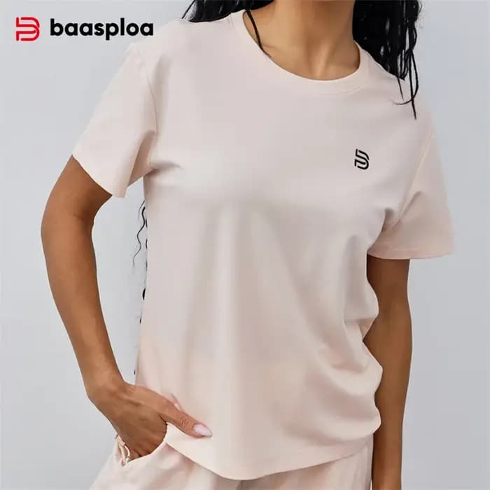 Baasploa T-shirt de sport pour femme