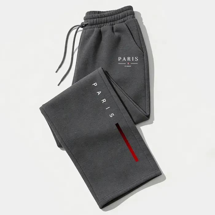 Pantalon large imprimé PARIS