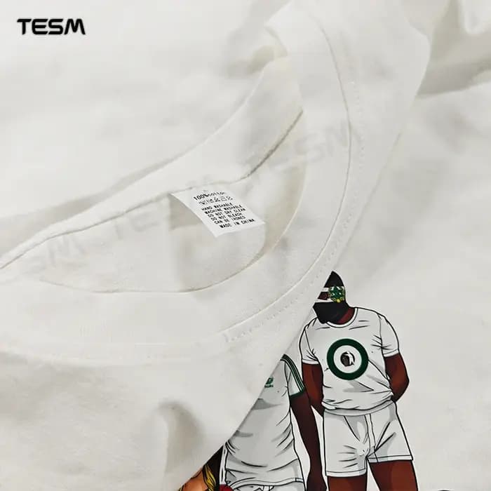 TESM T-shirt rétro en coton pour homme