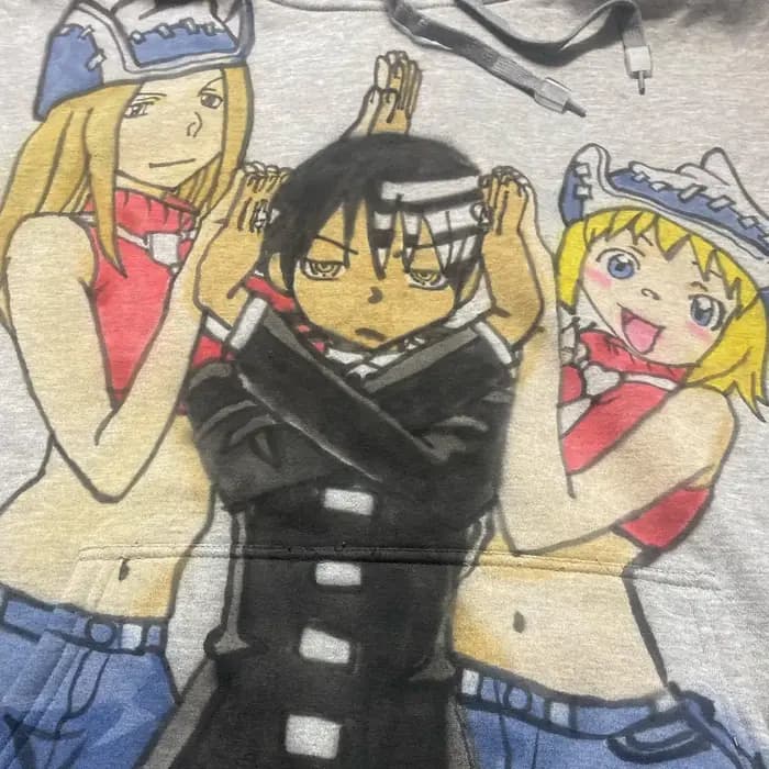 Sweat-shirt à capuche gothique japonais Y2K pour hommes et femmes