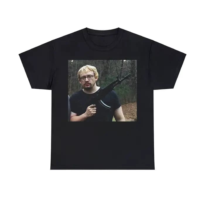 T-shirt noir Sam Hyde Luminoter