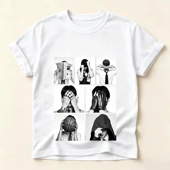 T-shirt Coréen pour Garçon