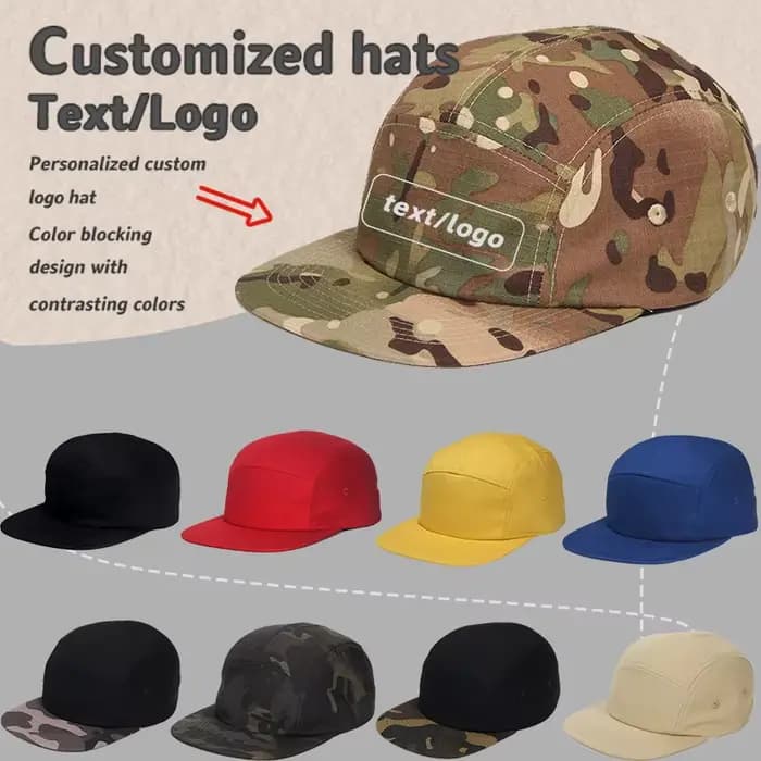 Casquette de baseball en coton avec logo personnalisé pour hommes et femmes
