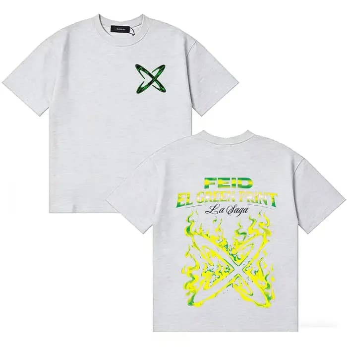 T-shirt graphique imprimé Feid El Green