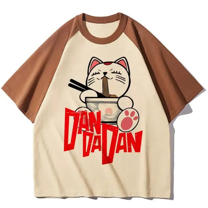 Dandadan t-shirt femme graphique anime streetwear chemise punk confortable psychédélique hip hop uni