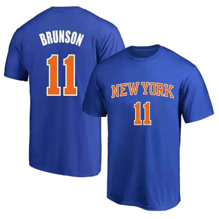 2026 New York Brunson No. T-shirt d'été en coton pour hommes et femmes