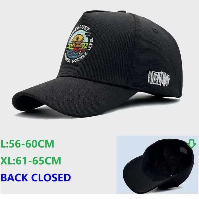 Casquettes de baseball à dos fermé grande taille, casquettes trucker en maille respirante pour homme