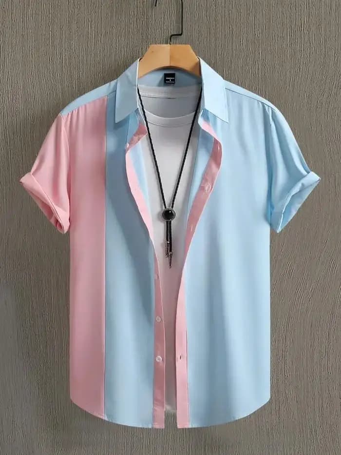 Chemise pour homme, vêtements d'été
