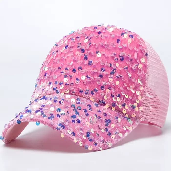 Casquette de Baseball à paillettes pour femmes