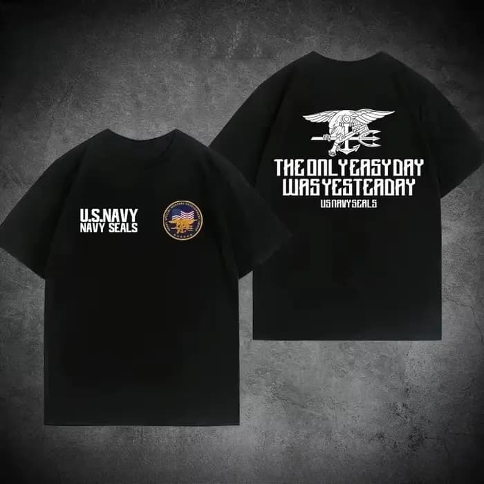 T-shirt unisexe en coton 100% pour hommes, style Navy Seals américain, nouveauté été 2026, pour les