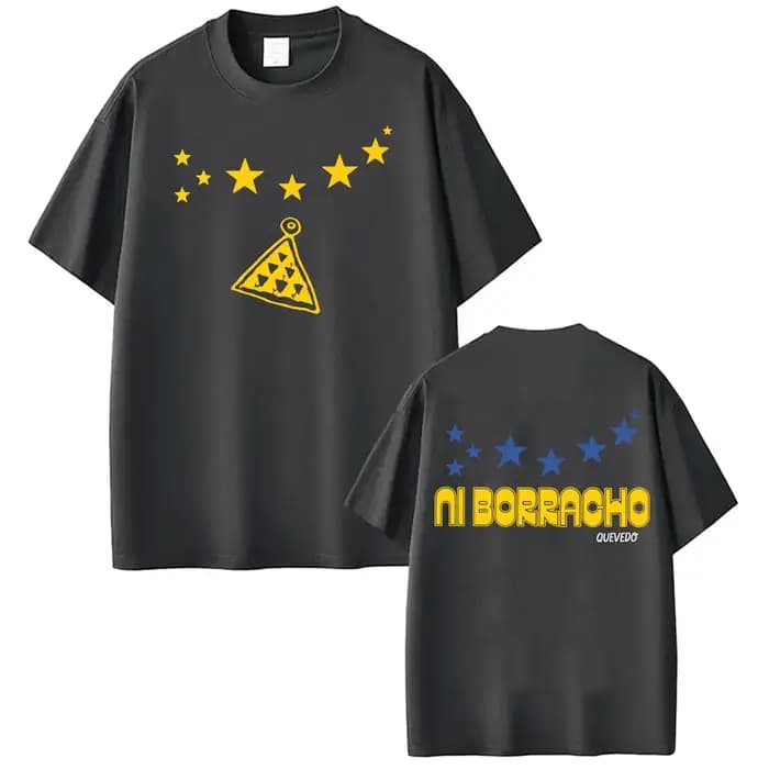 Quevedo EL BAIFO « NI BORRACHO » T-shirts imprimés pour hommes et femmes