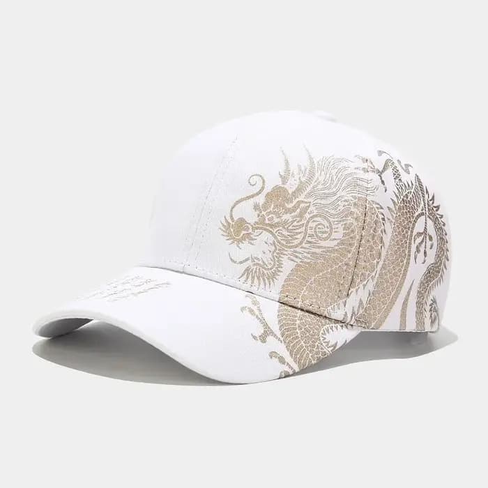 Casquettes de baseball pour hommes et femmes, en coton, à motif dragon chinois et totem, avec protec