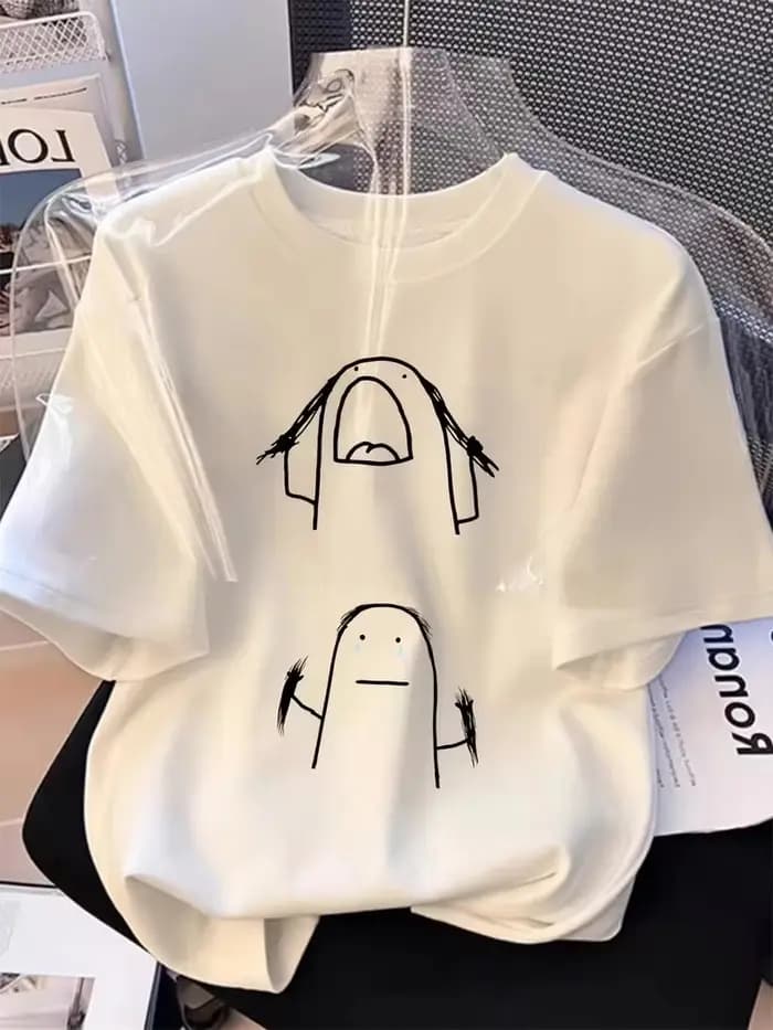 T-shirt graphique amusant et original