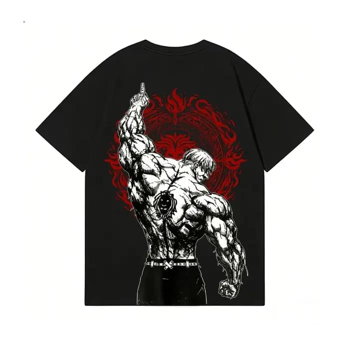 T-shirt Anime Lion's Sin of Pride Escanor – Vêtements Streetwear Homme et Femme de Haute Qualité – Nouvelle Collection Été 2026