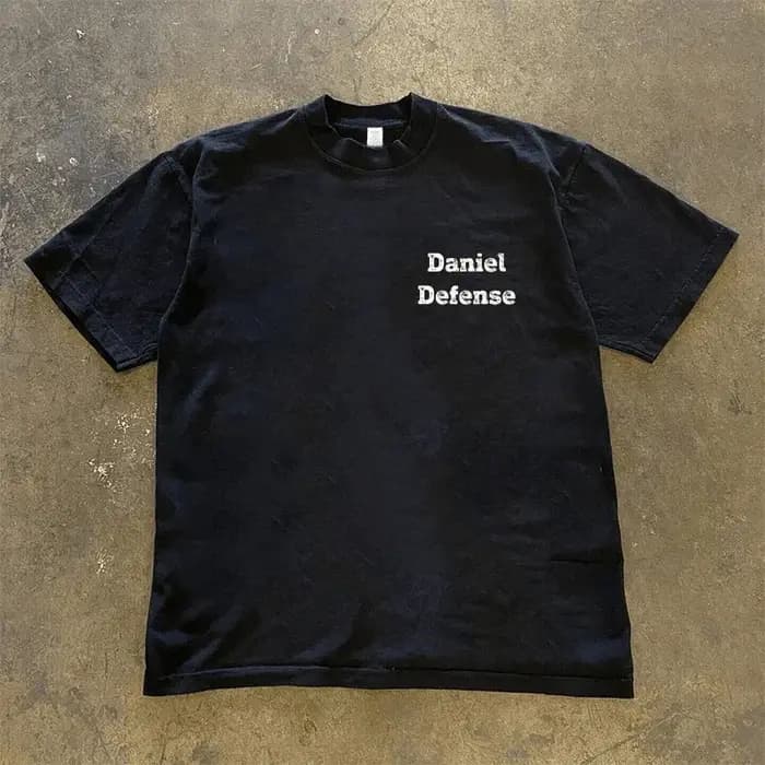 Graphique pour hommes en Daniel Defense MK18 T-Shirt 100% coton évacuant la transpiration respirant de haute qualité