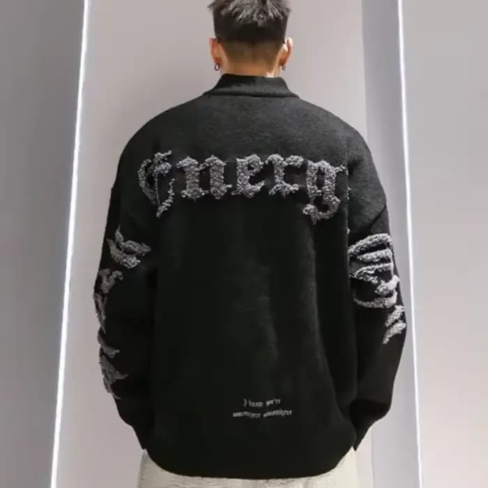 Survêtement Harajuku pour Homme avec Fermeture Éclair