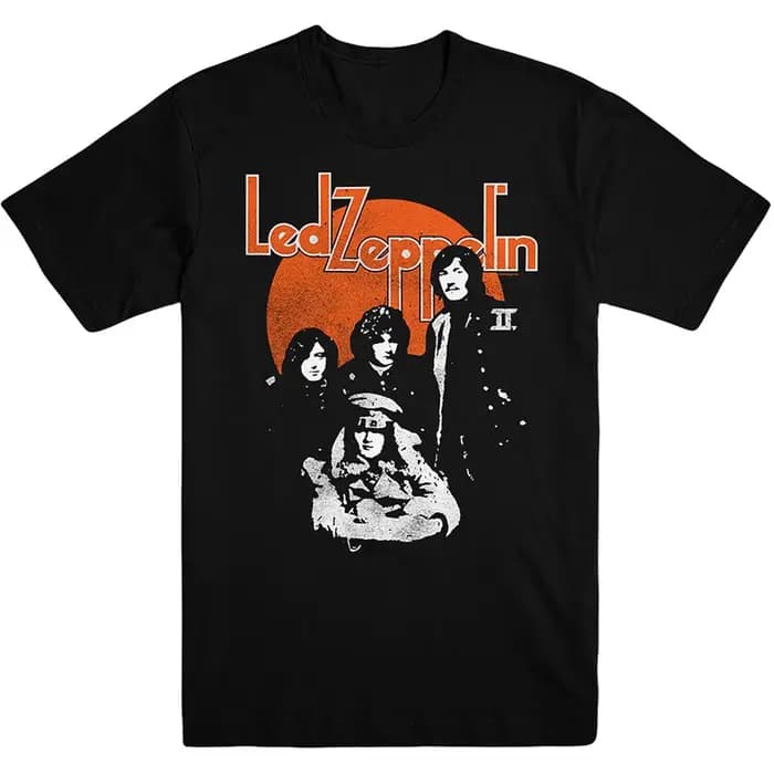 Hermit Led Zeppelin Band T-Shirt en coton avec motif pour hommes et femmes
