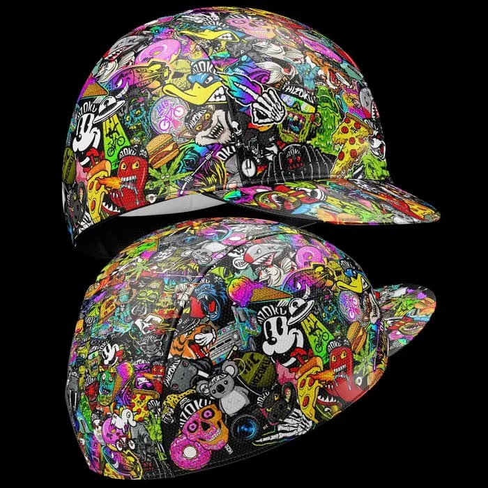 Multi nouveau classique Cool crânes couleurs casquettes de cyclisme chaudes OSCROLLING Gorra Ciclismo unisexe