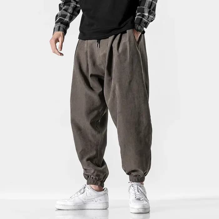 Nouveau automne hommes pantalons noirs Hip Hop Streetwear mode survêtement sarouel homme pantalon de
