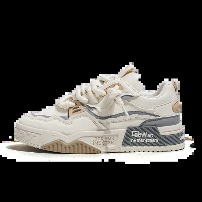 Chaussures de skate tendance pour hommes, baskets confortables et antidérapantes à lacets décontract