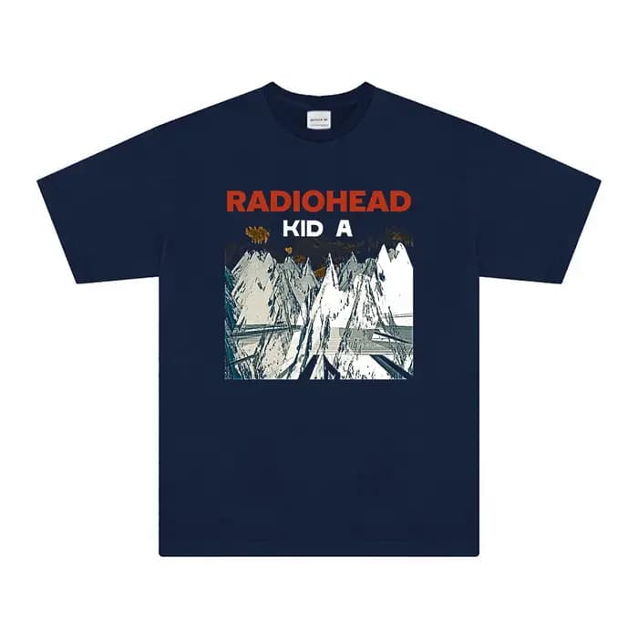 Radiohead T-Shirt enfant un groupe de Rock musique coton hommes femmes cadeau surdimensionné vêtements amples manches courtes chemise imprimée