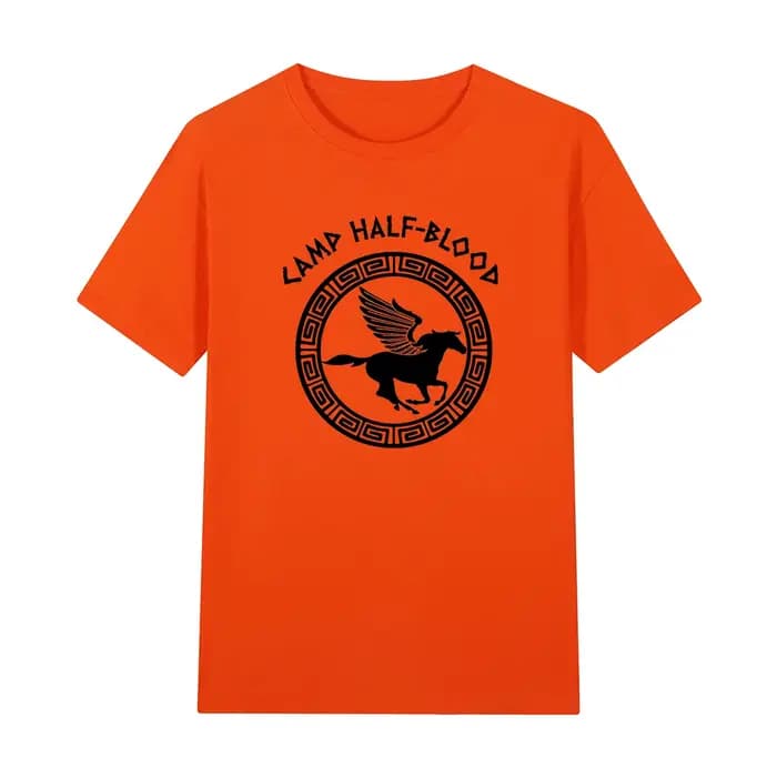Percy Jackson Camp demi-sang Vintage T-shirt coton hommes