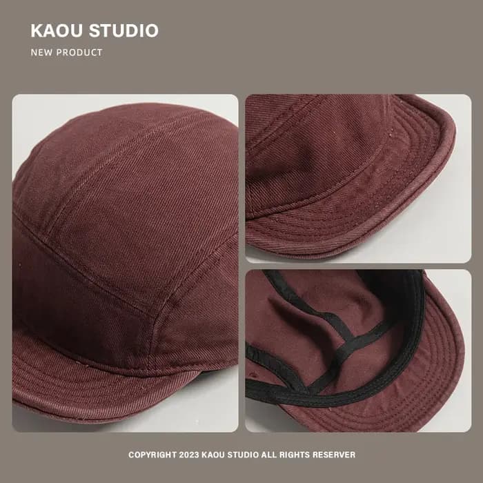 Casquette à bord souple rétro pour hommes