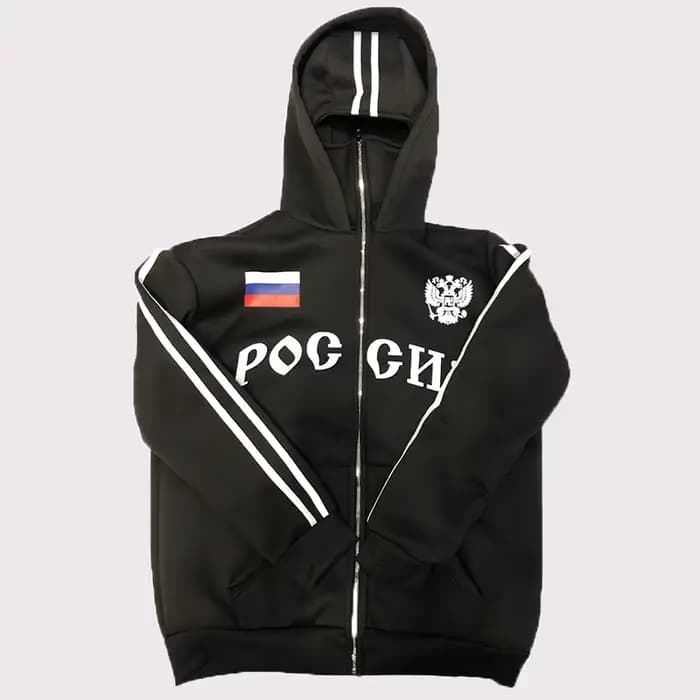 2025 nouveau sport à capuche double chapeau conception lettre cardigan
