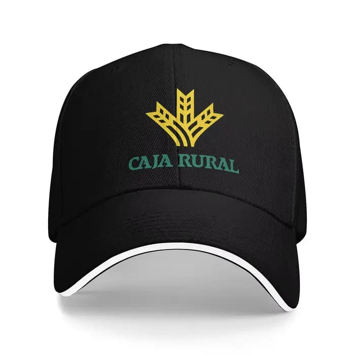 Brillant Caja Rural casquette de Baseball Style de rue unisexe hommes Hip Hop chapeaux soleil impres