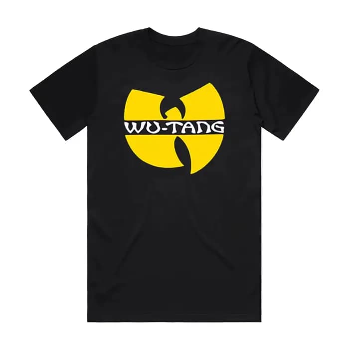 T-shirt à manches courtes Wu-Tang Clan Hip Hop Group, style rétro américain, ample et surdimensionné