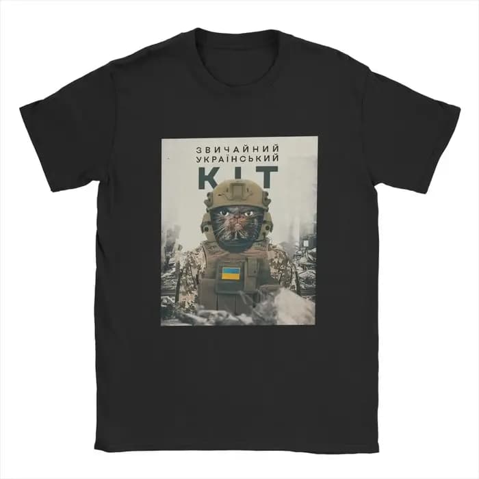 T-Shirt à Manches Courtes et Col Rond en Coton pour Homme