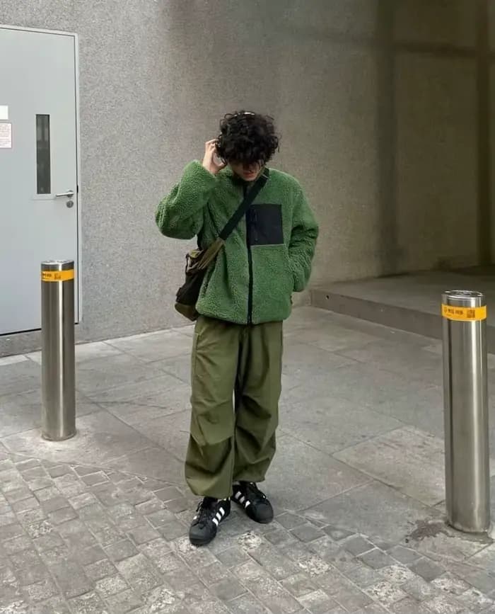 Réversible sherpa polaire gros fourrure streetwear hip hop marque teddy extérieur