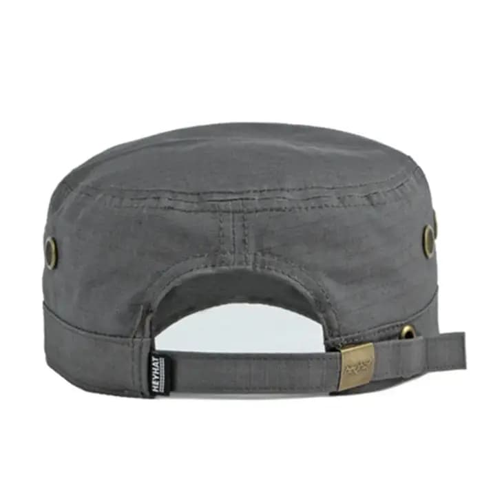 Nouvelles casquettes militaires en coton pour hommes Printemps-Été 2026 – Casquette plate brodée