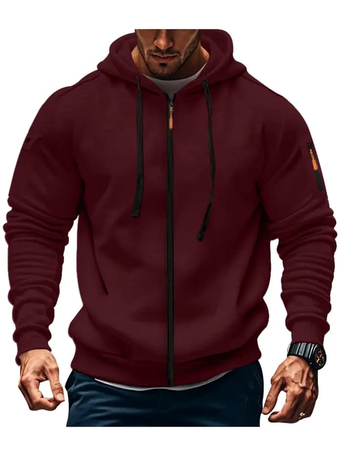 Veste à capuche homme automne/hiver 2025 – Multicolore