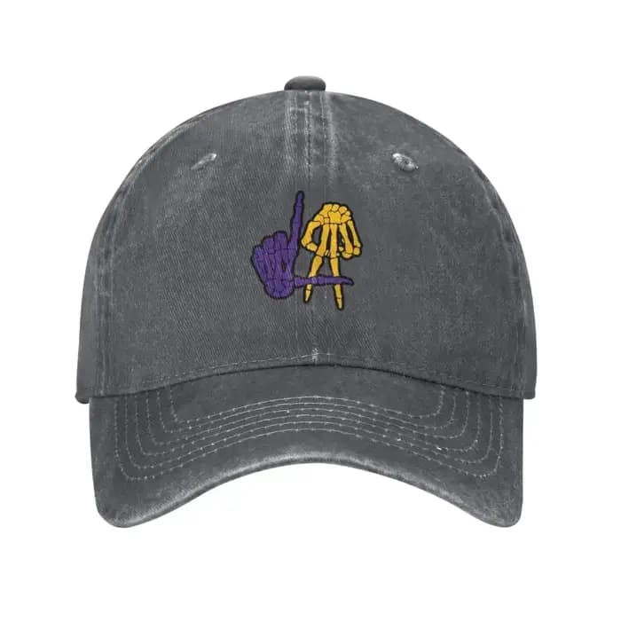 Mode LA Lakers squelette main signe casquettes de Baseball femmes hommes casquette Snapback femme mâle visières chapeau de soleil unisexe réglable