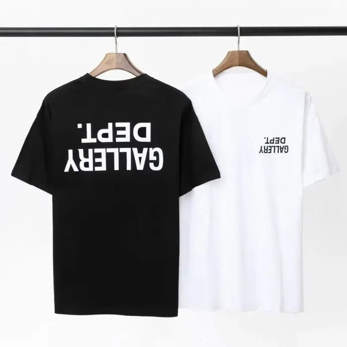 T-shirt en coton surdimensionné vintage imprimé inversé inspiré de GALLERY DEPT