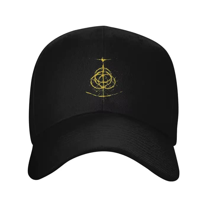 Casquette de baseball Elden Rune avec symbole du jeu pour les gamers, casquette de hip-hop d'été pou