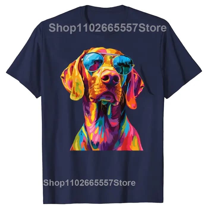 T-shirt graphique de chien Vizsla pour hommes et femmes