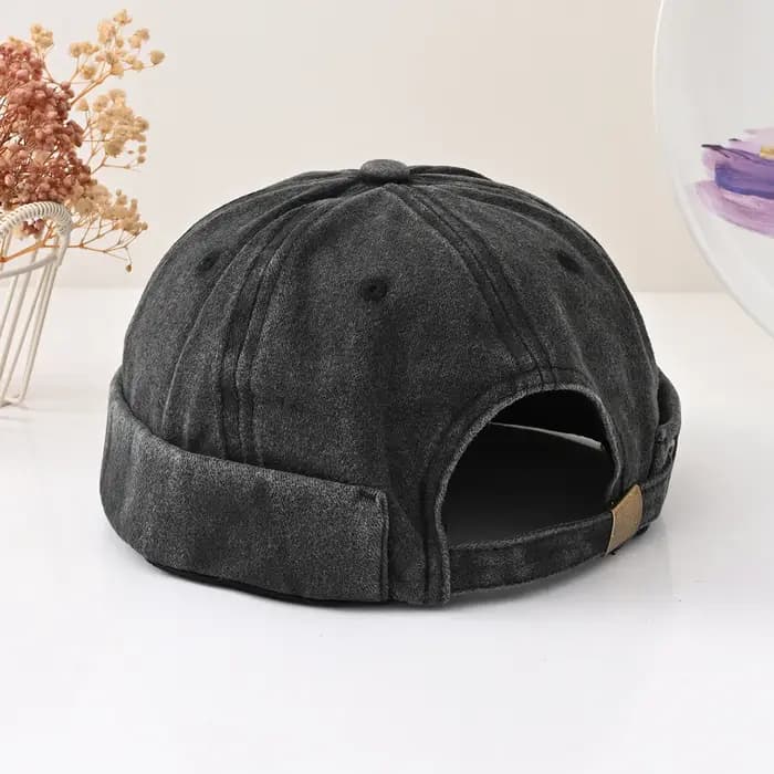 Hommes Denim Hip Hop chapeaux Skullies Casquette été Bonnet chapeau sans bride Docker