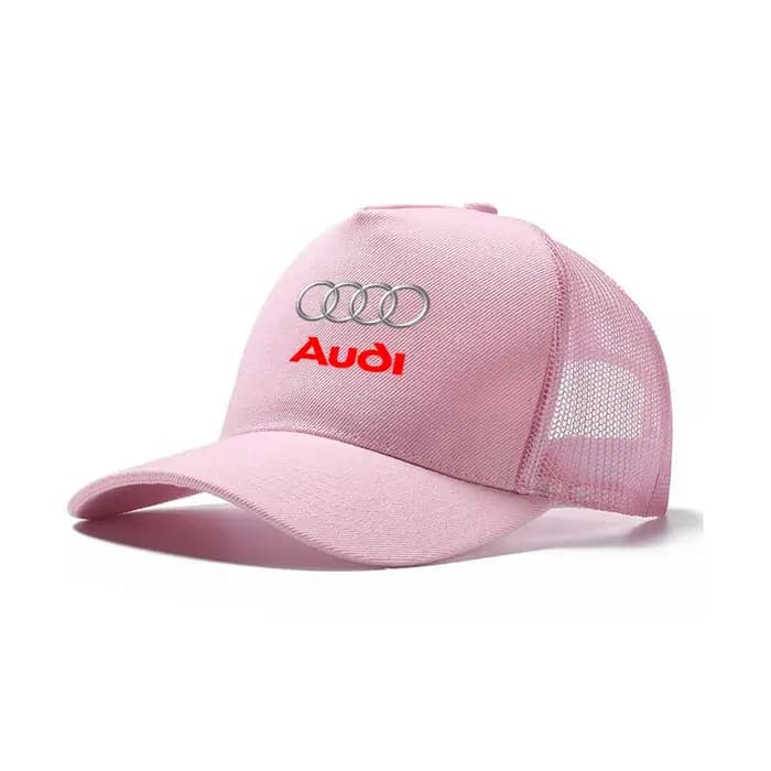 Casquette de baseball réglable pour sport en plein air avec autocollants pour Audi A4 B5 B6 B7 B8 B9 A3 8P 8V 8L A5 A6 C6 C5 C7 4F A1 A7 A8