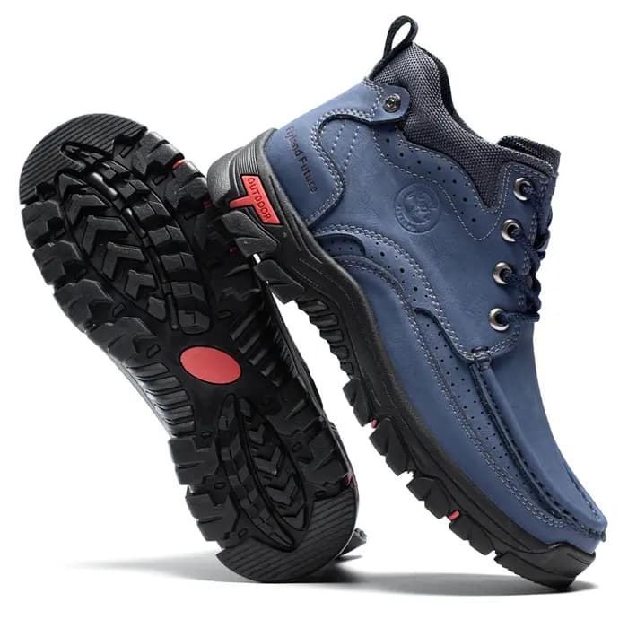 FLYLAND hommes Chukka bottes chaussures en cuir décontractées mode Vintage à la main