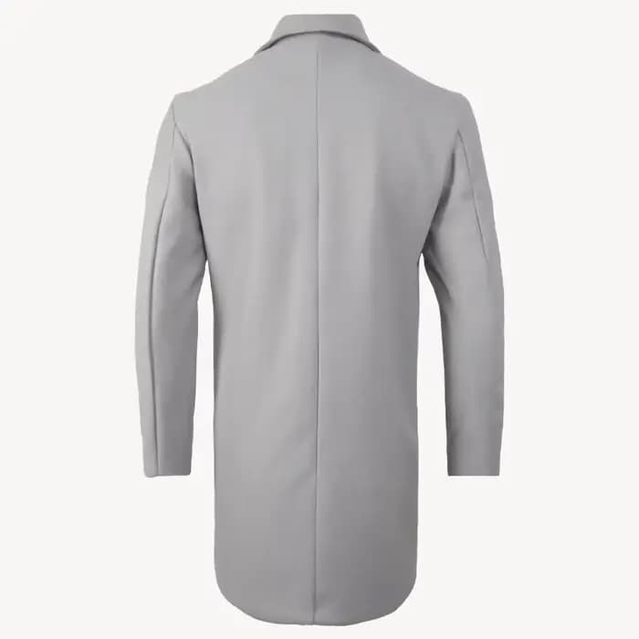 Vestes Streetwear pour hommes, couleur unie, vêtements d'extérieur et manteaux décontractés, simple boutonnage, revers en laine, veste pour printemps et hiver
