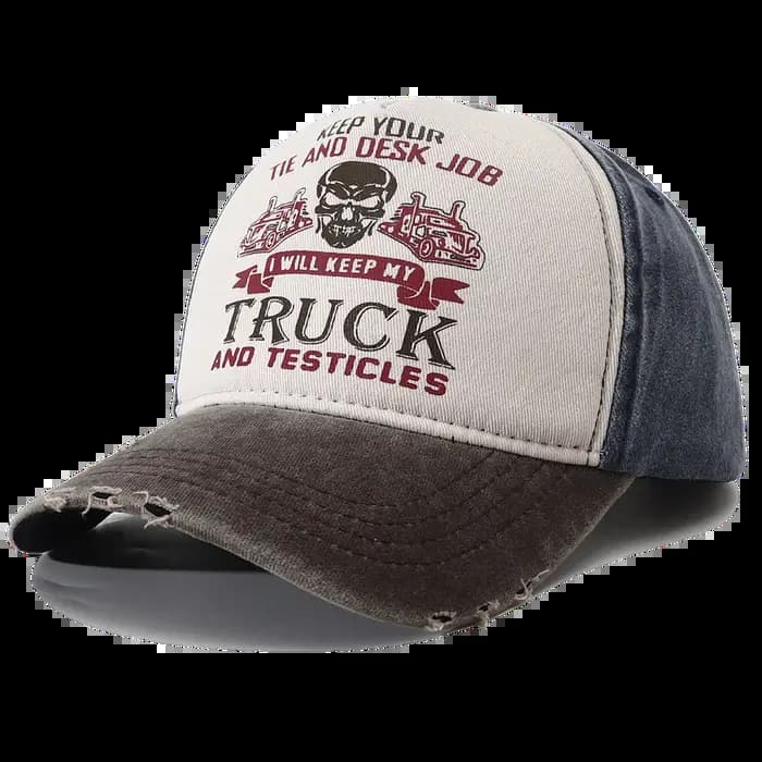 Casquette de Baseball Vintage à 5 Panneaux pour Homme et Femme