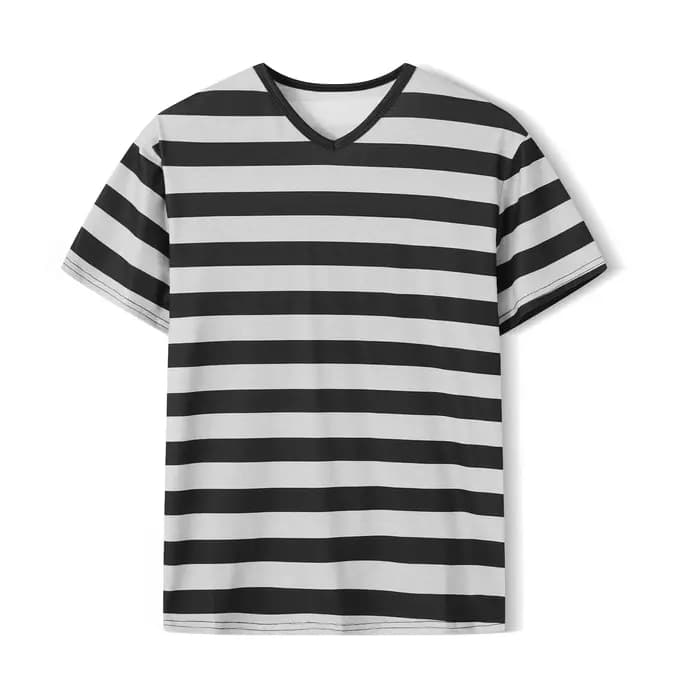 Y2K Esthétique Fée Grunge T-shirt 90s Rayé Manches Courtes Pull T-shirts