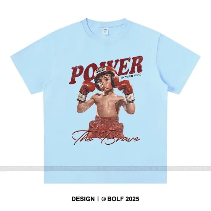 Boxe Gym Boy imprimé hommes femmes T-Shirt 100% coton surdimensionné graphique hauts t-shirts pour l