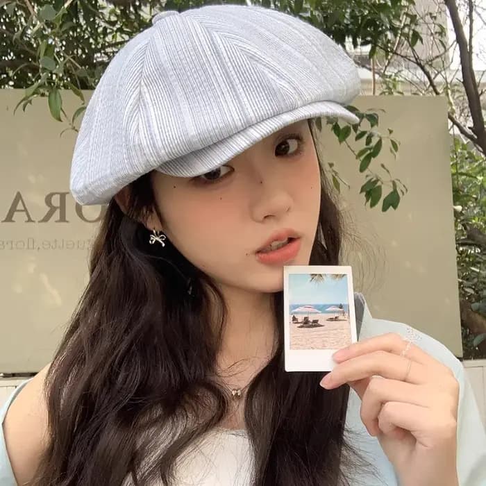 Harajuku Vintage casquettes Golf conduite soleil plat Cabbie casquette Peaky Blinder chapeaux pour femmes été printemps automne nuages béret Gorras