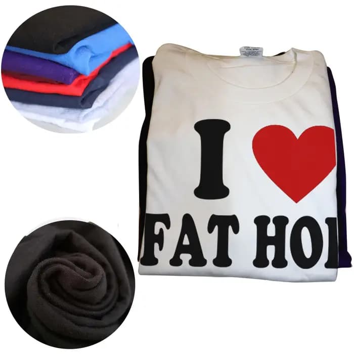 J'aime les gros houes t-shirt drôle adulte Humor blagues à manches courtes décontracté 100% coton unisexe doux T-shirts taille ue hommes vêtements